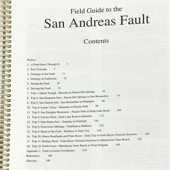 FIELD GUIDE TO THE SAN ANDREAS FAULT By David K. Lynch *Excellent Condition* - Picture 7 of 11